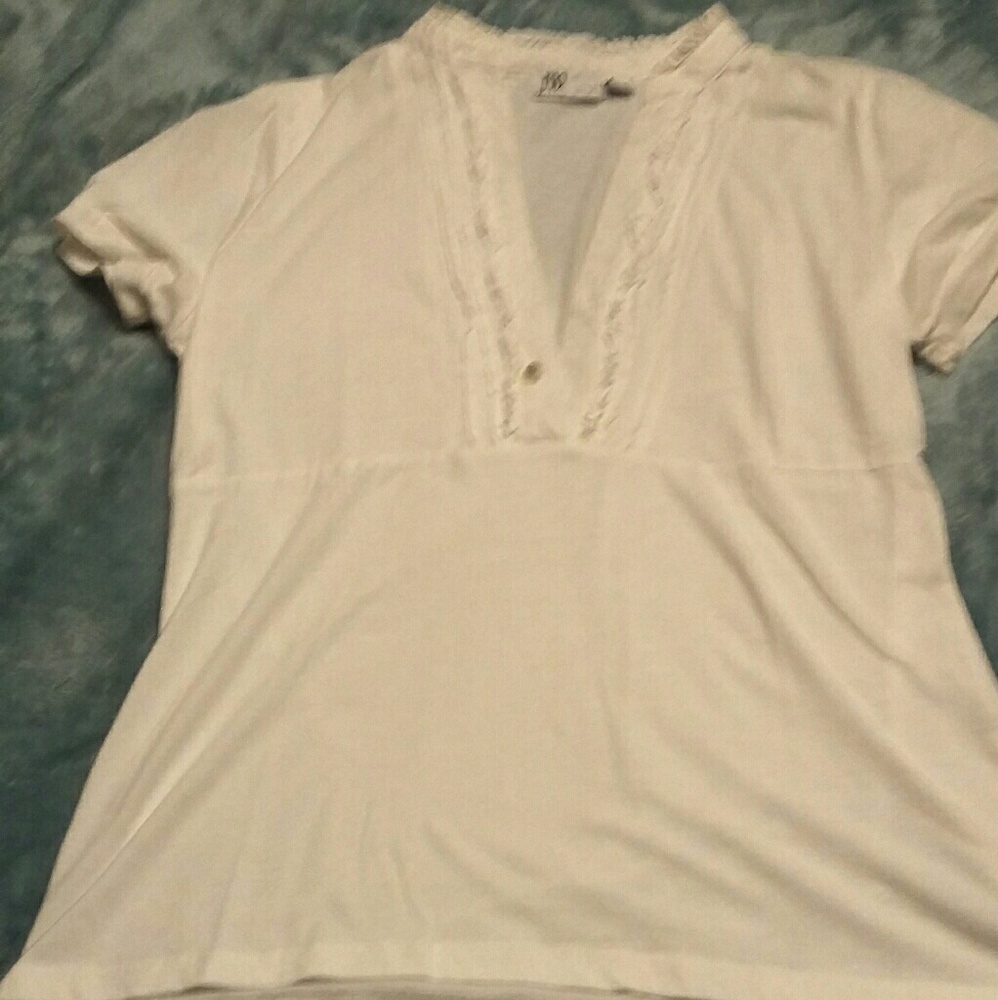 JW white women's blouse